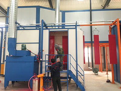 Metal Door Powder Coating Line
